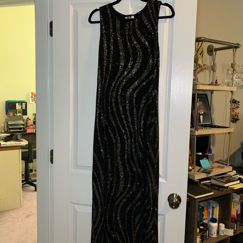 long sparkly gown